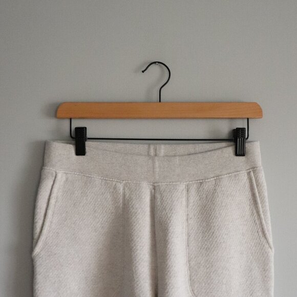 Madewell Women's Sz S White Ellington Straight Leg Stretch Pockets Sweater Pants - Picture 3 of 9